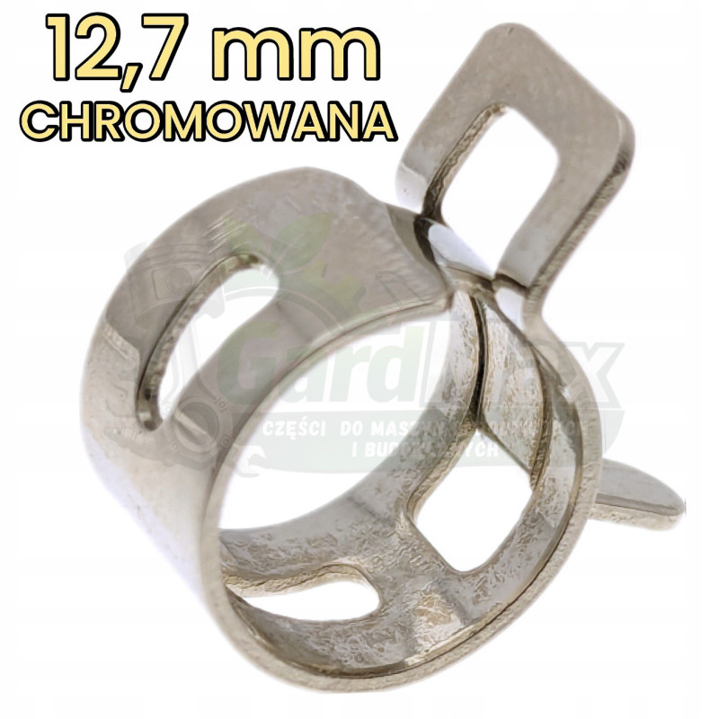 OPASKA ZACISKOWA CHROMOWANA 12,7mm
