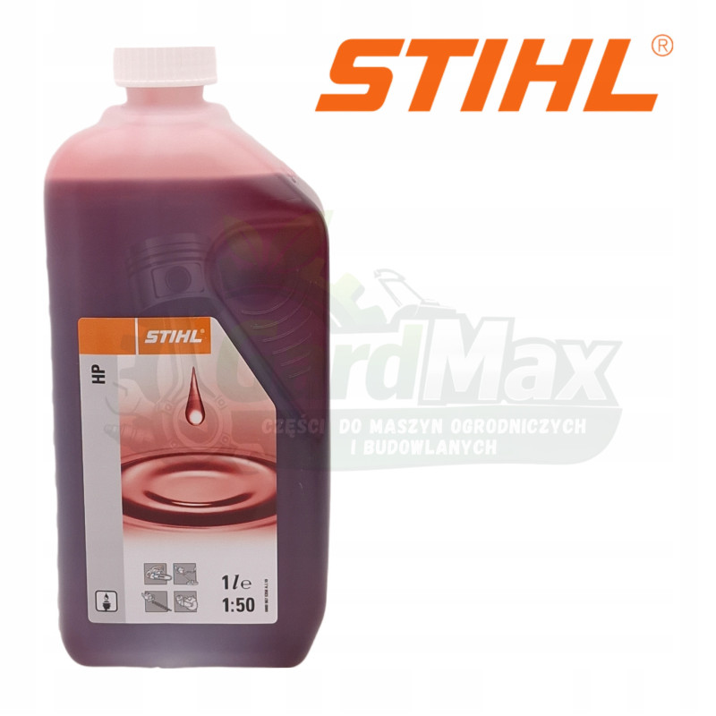 OLEJ SILNIKOWY 2T STIHL 1L 1000ml CZERWONY ORYGINAŁ SAE 30