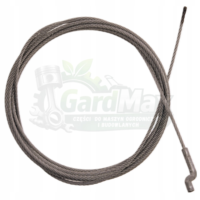 LINKA STALOWA GAZU NAPĘDU UNIWERSALNA KOŃCÓWKA ''Z'' 2,5 METRA / 1,5 mm